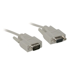 C2G DB9 MALE-FEMALE CABLE 9 PIN (6FT) 02711                 DSUB SERIAL