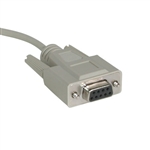 C2G DB9(FEMALE)-DB25(MALE) NULL MODEM CABLE (10FT) 03020    (9 PIN TO 25 PIN DSUB SERIAL)