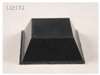 HAMMOND 1421T4 SELF ADHESIVE RUBBER FEET SQUARE             (0.81" X 0.30") 24/PACK