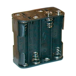 CIRCUIT TEST 150-380 'AA' BATTERY HOLDER - 8 CELLS, 9V SNAP