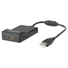 MANHATTAN 151061 USB 2.0 TO HDMI ADAPTER, CONVERTS USB 2.0  TO HDMI OUTPUT