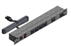 HAMMOND 1582H6A1 POWER BAR 6 OUTLET 19" RACKMOUNT 6' CORD,  FRONT MOUNTED RECEPTACLES, GRAY