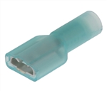 MOLEX 19005-0005 BLUE 16-14AWG .250" FEMALE QUICK CONNECTOR, FULLY NYLON INSULATED, 100/PACK