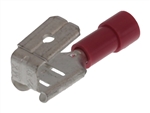 MOLEX 19011-0035 RED 22-18AWG .250" FEMALE PIGGYBACK QUICK  CONNECTOR, VINYL INSULATED, 100/PACK