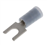 MOLEX 19139-0044 BLUE 16-14AWG #8 SPADE CONNECTOR / FORK    TERMINAL, NYLON INSULATED, 100/PACK