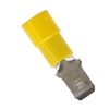 PICO 1956-CP YELLOW 12-10AWG .250" MALE QUICK CONNECTOR,    VINYL INSULATED, 100/PACK