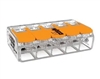WAGO 221-615 PLUGGABLE TERMINAL BLOCK, LEVER NUTS,          5 POSITIONS, WIRE SIZES 20-10AWG, 450V 41A RATED, 15/PACK
