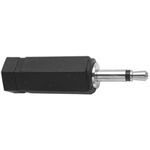 MODE 27-434-1 ADAPTER 3.5MM STEREO JACK/FEMALE TO 3.5MM     MONO PLUG/MALE