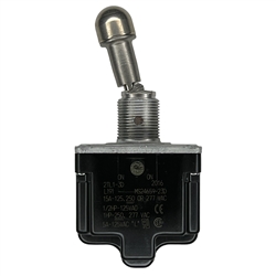 HONEYWELL 2TL1-3D TOGGLE SWITCH DPDT ON-ON 15A/125VAC,      LOCKING LEVER, SEALED, SCREW TERMINALS, UL CSA