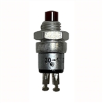 GRAYHILL 30-1 MINIATURE PUSH BUTTON SWITCH SPST OFF-(ON) N/O, 1A @ 115VAC, RED PLUNGER, SOLDER TERMINALS