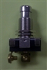 PHILMORE 30-1426 HEAVY DUTY CHROME PUSH BUTTON SWITCH,      SPST OFF-(ON), 15A @ 125VAC / 10A @ 250VAC, SCREW TERMINALS