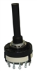 PHILMORE 13-15203 ROTARY SWITCH 2 POLE 3 POSITION NON-SHORTING, 0.3A @ 125VAC, SOLDER TERMINALS