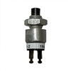 GRAYHILL 30-2 MINIATURE PUSH BUTTON SWITCH SPST ON-(OFF) N/C, 1A @ 115VAC, BLACK PLUNGER, SOLDER TERMINALS