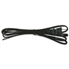 MODE 31-021-0 AC LINE CORD 2-WIRE 18/2 BLACK, 6' LONG