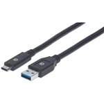 MANHATTAN USB 3.1 GEN1 A-MALE TO C-MALE CABLE 5GBPS (10FT)  354981
