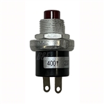 GRAYHILL 4001 MOMENTARY PUSH BUTTON SWITCH SPST N/O OFF-(ON), 1A @ 115VAC, RED PLUNGER, SOLDER TERMINALS