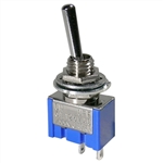 MODE 41-230-0 STANDARD SUB-MINIATURE TOGGLE SWITCH, SPST    ON-OFF, 6A @ 125VAC, SOLDER TERMINALS