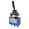 MODE 41-237B-1 STANDARD SUB-MINIATURE TOGGLE SWITCH, SPDT   (ON)-OFF-(ON), 6A @ 125VAC, SOLDER TERMINALS