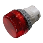 MODE 44-742R-0 PILOT LAMP, 22MM DIAMETER, 29.6MM RED LENS   ** 44-700-0 / 44-703-0 REQUIRED & NOT INCLUDED **