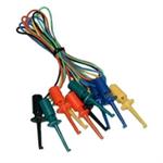PHILMORE 500 IC TEST LEAD SEIZER SET, 5 COLOR-CODED 16"     LEADS WITH MINIATURE HOOK-ON PRODS AT BOTH ENDS
