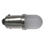 MODE 55-110W-0 WARM WHITE REPLACEMENT LED LAMP/BULB, 6V     2000MCD T3-1/4 (10MM) BAYONET BASE (6V AC/DC)