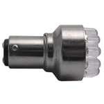 MODE 55-257R-0 RED LED CLUSTER, SINGLE CONTACT REPLACEMENT  LAMP/BULB, 12VDC 7500MCD 15MM BAYONET BASE