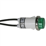 MODE 55-495-0 GREEN NEON 12VDC INDICATOR LAMP / PANEL LITE