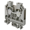 MODE 58-404-0 DIN RAIL MOUNT TERMINAL BLOCK 60A/600VAC,     SUITABLE FOR WIRE 6AWG TO 18AWG