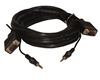 PHILMORE 70-5127 HIGH RESOLUTION SUPER VGA (S-VGA) CABLE    WITH 3.5MM AUDIO PLUG, HD15 D-SUB, MALE-MALE, 10' LENGTH