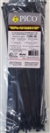 PICO 7296-36 ALL WEATHER UV RESISTANT 11" PERFORMANCE CABLE  TIES, 50LB TENSILE STRENGTH, 100/PACK