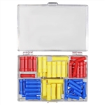 MODE 73-006-1 BUTT CONNECTOR ASSORTMENT KIT (75-PIECE):     CONTAINS 25 OF EACH 22-16AWG, 16-14AWG & 12-10AWG