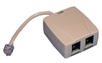 PHILMORE 75-211 ADSL FILTER, PREVENTS INTERFERENCE TO YOUR  TELEPHONE AND FAX FROM THE ADSL SIGNALS
