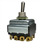 EATON 7694K4 TOGGLE SWITCH 4PDT ON-ON, 15A @ 125VAC /       10A @ 250VAC (3/4HP), SCREW TERMINALS