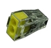 WAGO 773-102 STANDARD TERMINAL BLOCK YELLOW, 2 CONTACTS,    18-12AWG, WIRE CONNECTOR, 24A CURRENT RATING, 100/PACK