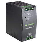 WIELAND 81.000.6142.0 WIPOS P1 12-10 12VDC 10AMP DIN RAIL   MOUNT SWITCHING POWER SUPPLY *SPECIAL ORDER*