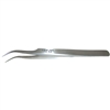 MODE 84-142-1 CURVED FINE POINT TIP TWEEZERS 120MM,         STAINLESS STEEL, NON-MAGNETIC FINE TIP