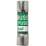 BUSS BAF-25 FUSE 25 AMP 125VAC FAST BLOW FIBER-TUBE         (13/32" X 1-1/2") 25A 25AMP