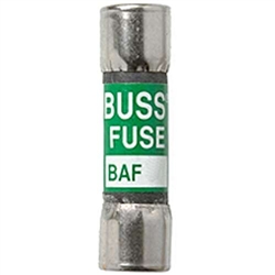 BUSS BAF-25 FUSE 25 AMP 125VAC FAST BLOW FIBER-TUBE         (13/32" X 1-1/2") 25A 25AMP
