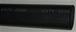 CATV-2000 BLACK HEAT SHRINK TUBING 2.0" DIAMETER 3:1 SHRINK RATIO WITH DUAL WALL / ADHESIVE LINER (4FT) VOLTAGE: 1000V