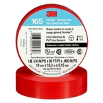 3M COLOURFLEX RED COLOUR CODING VINYL ELECTRICAL TAPE,      18.3 METER ROLL **NOT CSA RATED**