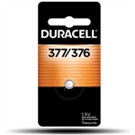 DURACELL D377 1.5V SILVER OXIDE WATCH BATTERY (D376, SR66,  SR626SW, KS377, RW329, SB-AW, 280-39 EQUIVALENT)