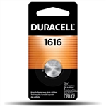 DURACELL DL1616-1 3V LITHIUM BUTTON CELL BATTERY (CR1616, ECR1616, BR1616 EQUIVALENT)