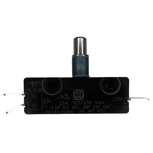 CHERRY E14-00M BASIC LIMIT SWITCH WITH SPRING PLUNGER, SPDT NO/NC, 25A @  125VAC/250VAC, QC TERMINALS, MICRO SWITCH