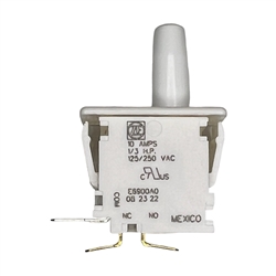 CHERRY E6900A0 INTERLOCK SWITCH WITH PIN PLUNGER, SPDT      NO/NC, 10A @ 125VAC/250VAC, QC TERMINALS, MICRO SWITCH