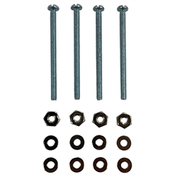 BEACON FAN HARDWARE FOR 25MM & 38MM SIZE FANS FH2538        INCLUDES:(4)SCREWS(4)NUTS(8)WASHERS