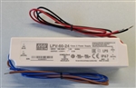 MEAN WELL LPV-60-24 LED DRIVER / POWER SUPPLY AC-DC 24V 2.5A 100-264V IN, ENCAPSULATED, CONSTANT VOLTAGE