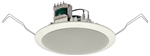 TOA PC-658R F00 6W CEILING MOUNT SPEAKER, ROUND, 6" CONE    TYPE, SPRING CLAMP, WHITE *SPECIAL ORDER*