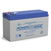 POWERSONIC PS-1290F2 12V 9AH SLA BATTERY WITH .250" QC TABS