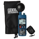 REED R6250SD-KIT DATA LOGGING HEAT STRESS METER WITH POWER  ADAPTER AND SD CARD