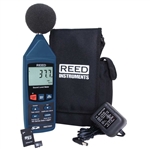 REED R8070SD-KIT DATA LOGGING SOUND METER WITH ADAPTER AND  SD CARD KIT